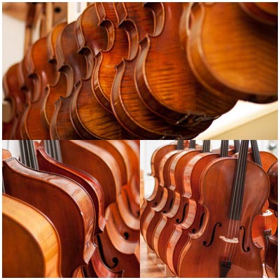 Collage of Shen instruments